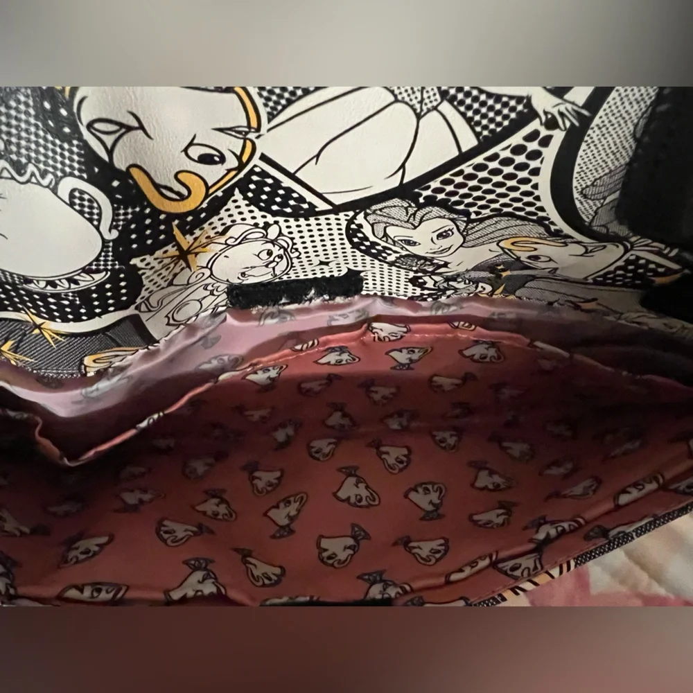 Petunia Pickle Bottom Disney Beauty and the Beast Wander Stroller Caddy - Picture 7 of 11